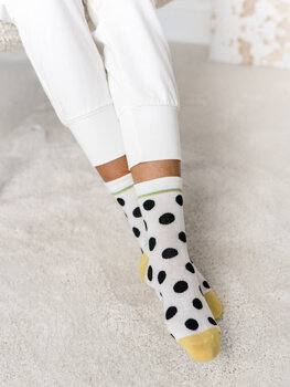 Biele dámske ponožky Bolf X20349-4