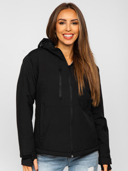 Čierna dámska športová zimná bunda Bolf HH012A