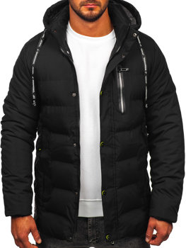 Čierna pánska zimná bunda Bolf 5M3136