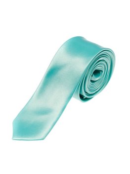Mentolová úzka pánska elegantná kravata Bolf K001