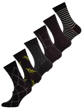 Pánske ponožky-mix farieb so vzorom Bolf M8-6P-1