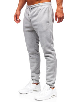Sivé pánske teplákové jogger nohavice Bolf HW3101
