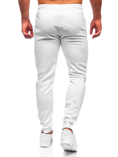 Biele pánske jogger nohavice Bolf XW01