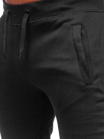 Čierne pánske jogger nohavice Bolf XW01-A