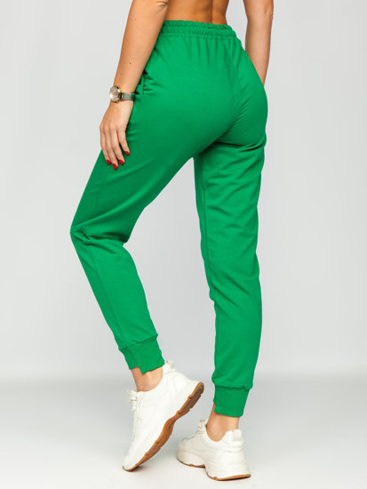 Zelené dámske teplákové nohavice Bolf VE13