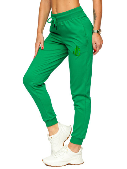 Zelené dámske teplákové nohavice Bolf VE32