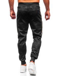 Čierne pánske jogger nohavice Bolf HM386