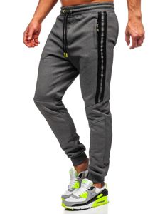 Sivé pánske jogger nohavice Bolf TC952