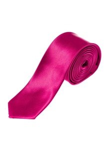 Tmavofialová úzka pánska elegantná kravata Bolf K001
